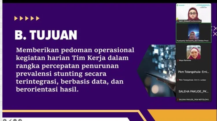 Dinkes P2KB Gelar Sosialisasi Rencana Aksi dan Target Gizi KIA