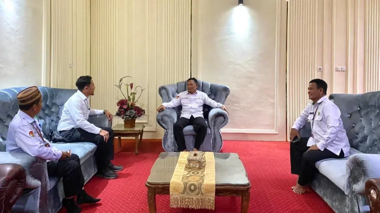 Kakankemenag Kabgor Terima Kunjungan BRI Limboto, Bahas Layanan Kredit ASN