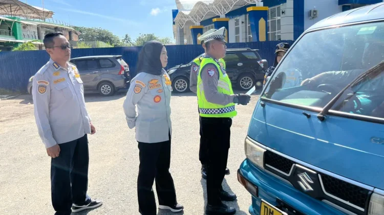 Puluhan Kendaraan di Terminal Limboto Jalani Rampcheck