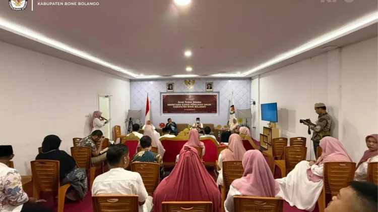 KPU Bone Bolango Lakukan Pergantian Sekretaris Perkuat Kinerja Organisasi