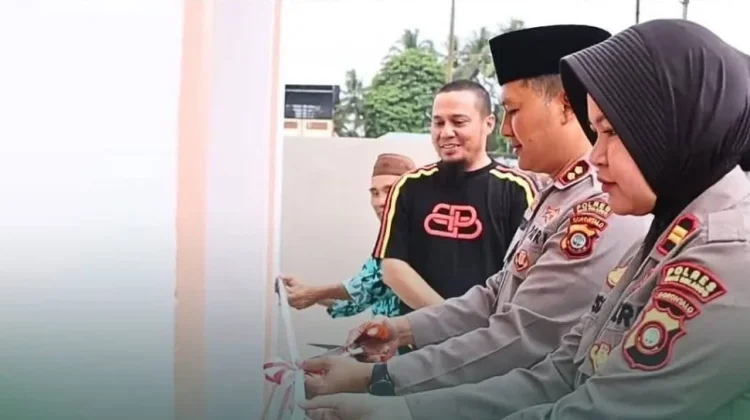 Hanya Butuh 2 Bulan, Iptu Puspa Anggita Sanjaya Bangun Mushola Polsek Suwawa