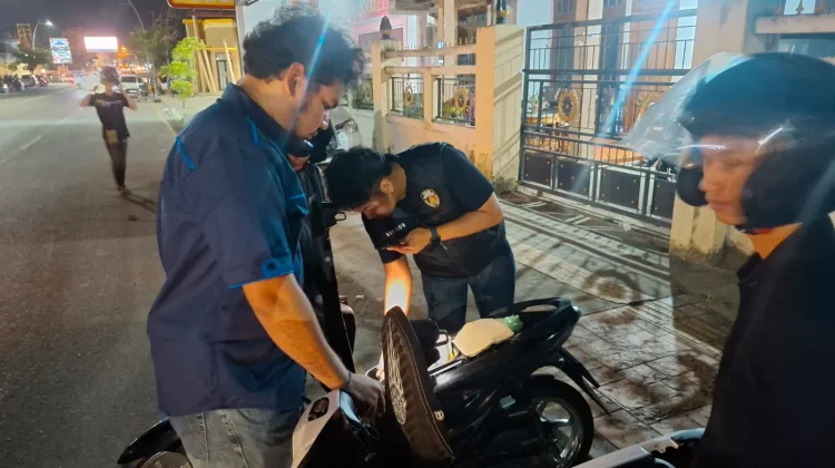 Polda Gorontalo Bubarkan Anak Motor untuk Mencegah Balap Liar