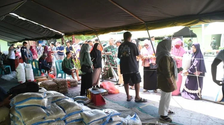 Korem 133/NW Gelar Bazar Ramadan TNI jelang Idulfitri 1447 Hijriah