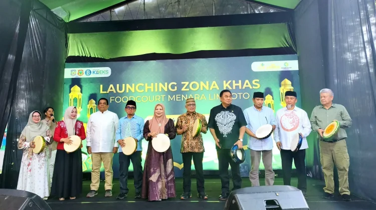 Foodcourt Limboto Ditetapkan Sebagai Kawasan Zona Kuliner Halal, Aman dan Sehat