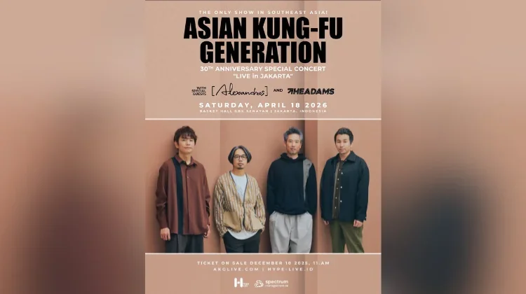 Rayakan Tiga Dekade Berkarya, Asian Kung-Fu Generation Siap Sambangi Indonesia