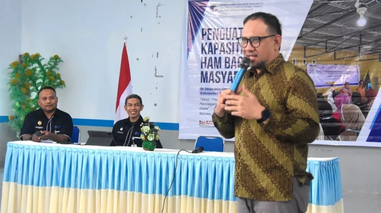 KemenHAM Gelar Penguatan Kapasitas HAM di Desa Boludawa