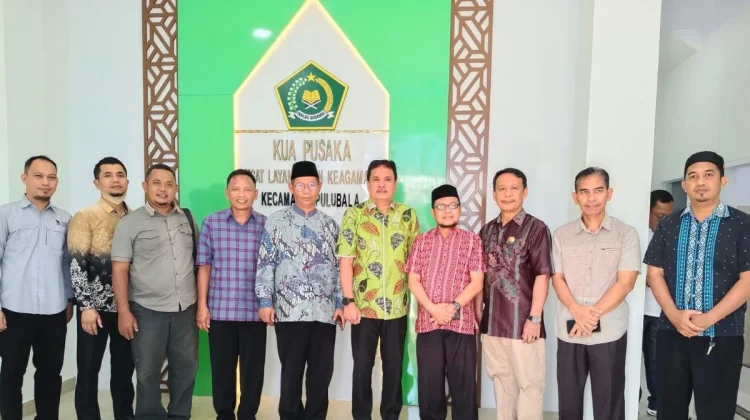 Kanwil Kemenag Gorontalo Tinjau Pembangunan Gedung Layanan Keagamaan di Tiga KUA