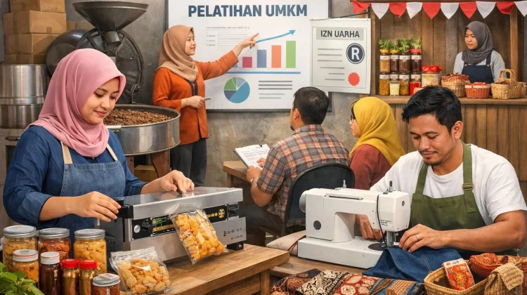Pelaku UMKM Rasakan Manfaat Bantuan Sarana dan Pelatihan dari Pemerintah