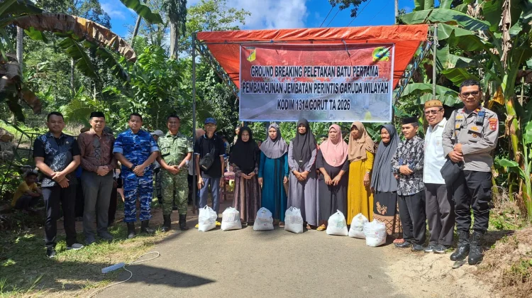 Groundbreaking Jembatan Garuda di Atinggola