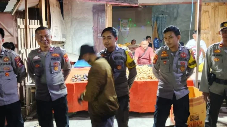 Polsek Paguat Perketat Patroli Pengamanan Semarak Ketupat