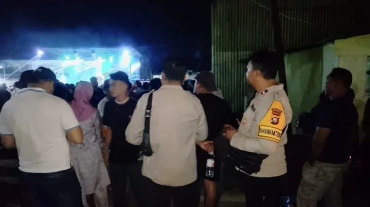 Pengamanan Semarak Ketupat di Pohuwato Timur, Jaga Tradisi Tetap Kondusif