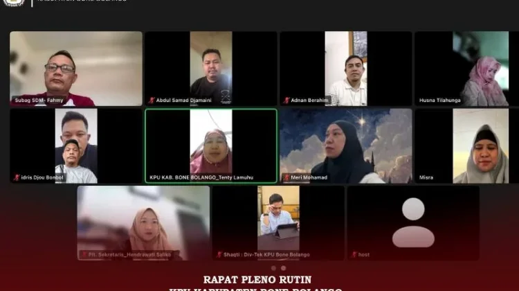 KPU Bone Bolango Evaluasi Program Kerja Pastikan Kinerja Optimal