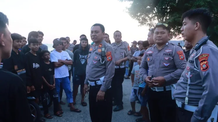 Polres Boalemo Tindak Balap Liar di Pantai Bolihutuo