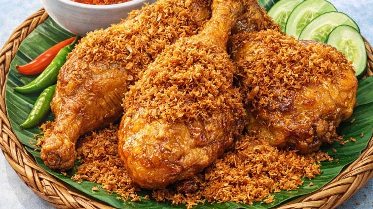 Resep Ayam Goreng Serundeng: Gurih, Renyah, dan Wangi Kelapa