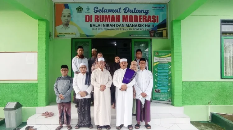 Kakanwil Kemenag Gorontalo Tinjau KUA Suwawa Selatan