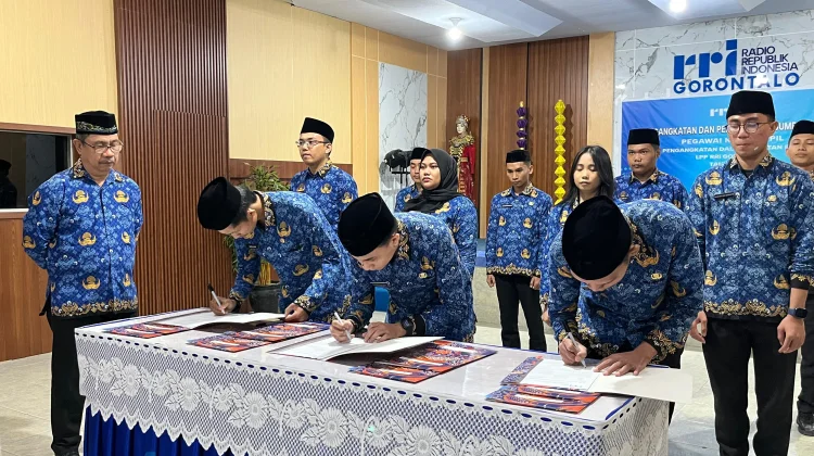 LPP RRI Gorontalo Lantik 11 PNS Tahun 2026