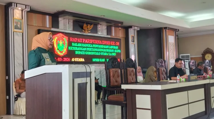 Wabup Gorut Sampaikan LKPJ 2025