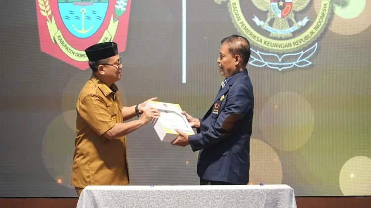 Bupati Gorut Serahkan LKPD 2025 ke BPK