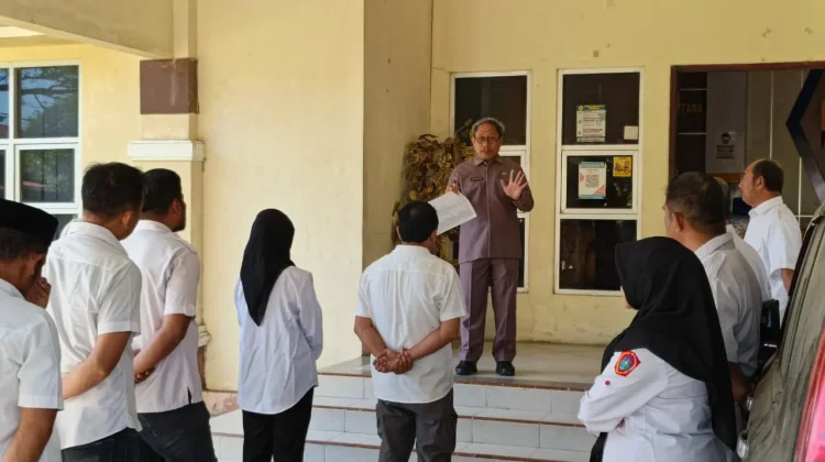 Sekda Gorut Sidak Disiplin ASN