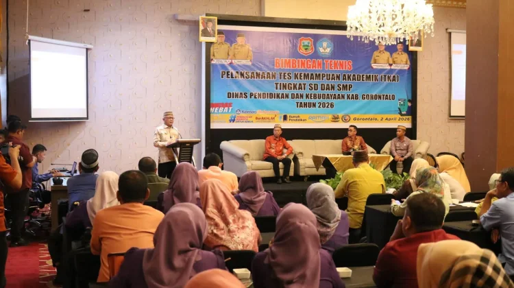 Pemkab Gorontalo Gelar Bimtek Pelaksanaan TKA 2026