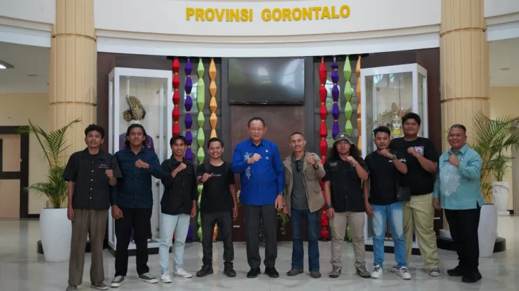 Gubernur Gorontalo Terima Massa Aksi Aliansi Bar Bar