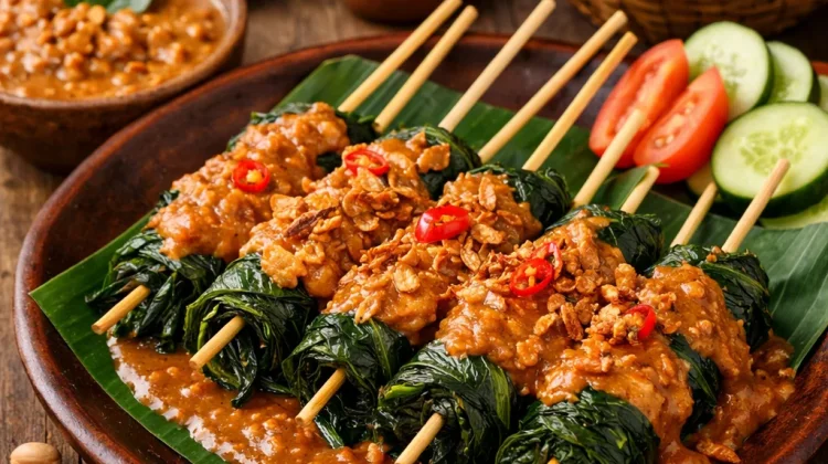 Sate daun Ubi, pilihan menu sederhana