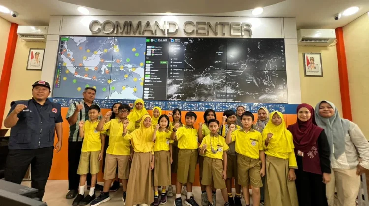 Siswa Brilikids School Belajar Leadership di BPBD Provinsi Gorontalo