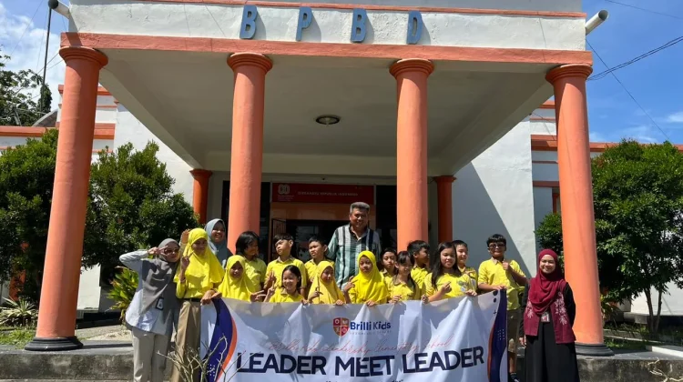 BPBD Gelar Edukasi Kebencanaan ke Siswa Brilikids School Gorontalo