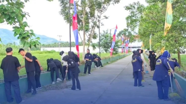 Sambut HBP ke-62, Lapas Perempuan Gorontalo Gelar Aksi Bersih-Bersih