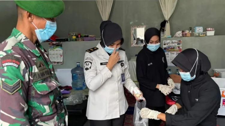 Lapas Perempuan Gorontalo Gelar Razia Blok Hunian Bersama APH