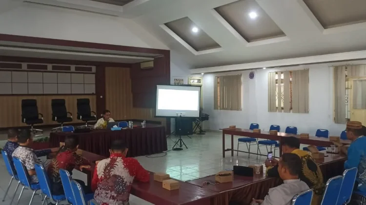 Kemenag Kabgor Evaluasi Kinerja dan Anggaran KUA  Triwulan I
