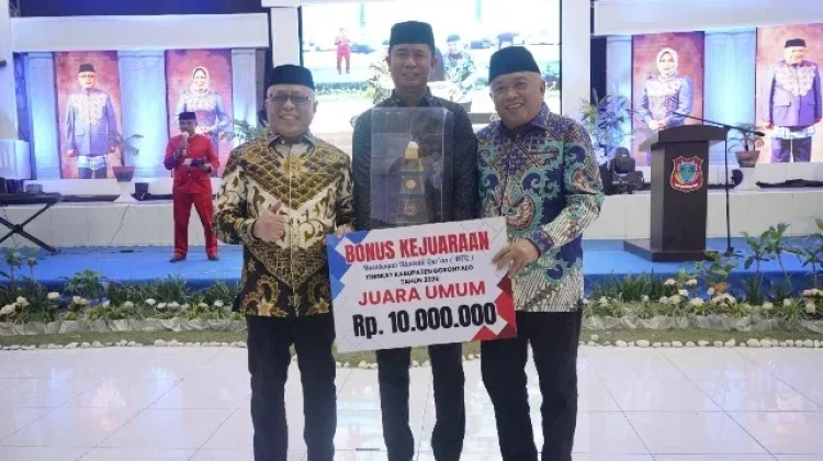 Kecamatan Tabongo Juara Umum MTQ Kabupaten Gorontalo 2026