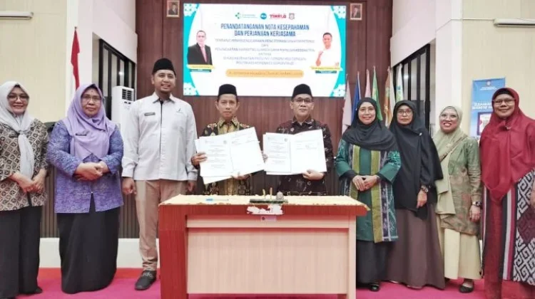 Dinkes P2KB dan Poltekkes Kemenkes Teken MoU Tingkatkan Kompetensi SDM Kesehatan