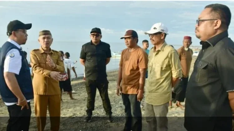 Bupati Pohuwato Tinjau TPI Paguat Bersama Tim KKP