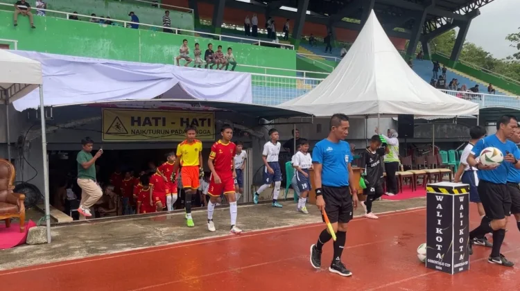 Turnamen Sepak Bola Usia Dini Meriahkan HUT ke-298 Kota Gorontalo