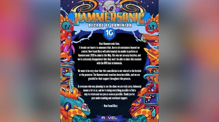 Jelang Hammersonic Festival 2026, Dua Band Kembali Dikonfirmasi Absen