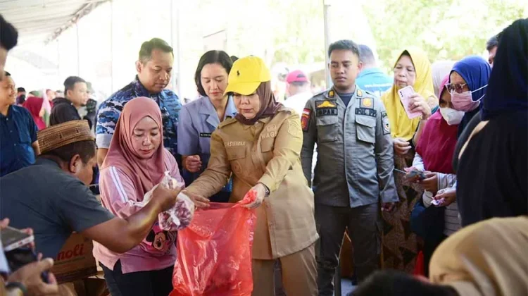 Pasar Murah Bersubsidi Warnai HUT ke-80 TNI AU di Gorontalo