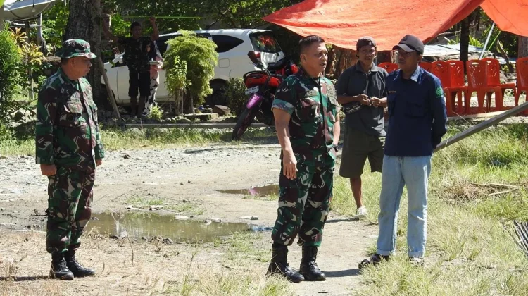 Danrem 133/NW Tinjau Pembangunan Jembatan dan Kopdes MP di Gorut