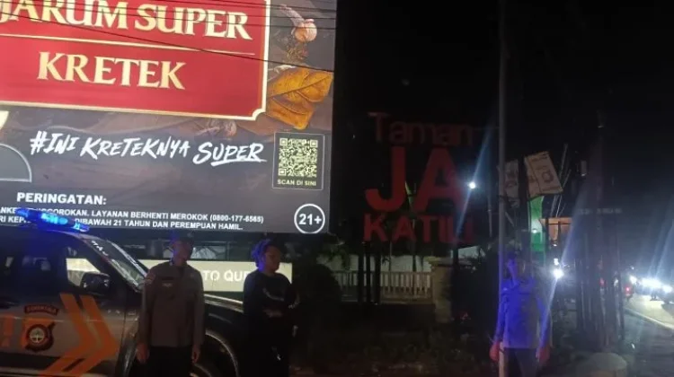 Patroli Malam Polresta Gorontalo Kota dan Polsek Jajaran Cegah Gangguan Keamanan