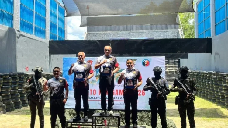 Pejabat Polda Gorontalo Ikuti Lomba Menembak Ilato 2026