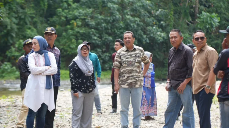 Komisi III DPRD Gorontalo Tinjau Lokasi Jembatan di Desa Modelidu