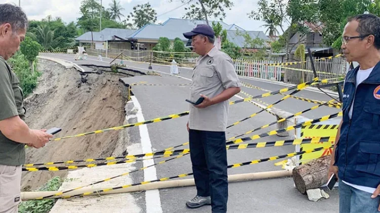 Gerak Cepat BPBD Gorontalo Tinjau Longsor di Kecamatan Pulubala