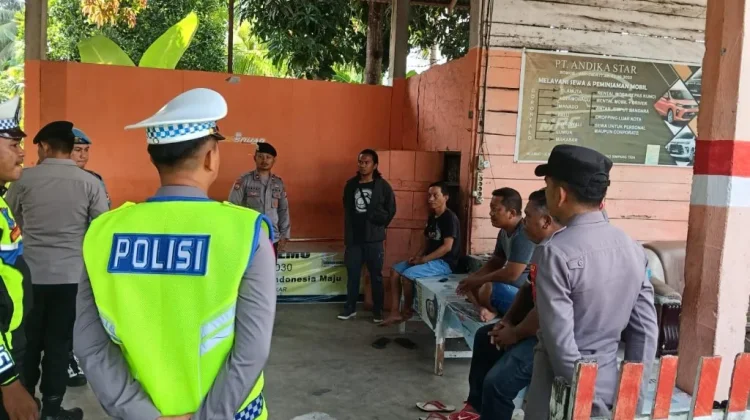Patroli Siang Intensif,  Polres Boalemo Cegah Miras dan Gangguan Kamtibmas
