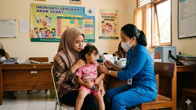 Penolakan Vaksin Campak Masih Terjadi , Orang Tua Khawatir Anak Demam