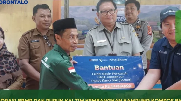 BRMP dan Pupuk Kaltim Dorong Kampung Kompos di Gorontalo