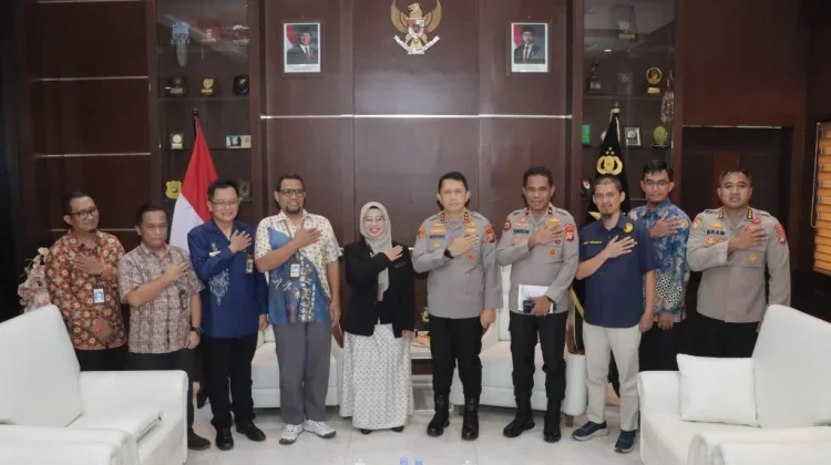 Kapolda Gorontalo Terima Audiensi Kepala Kanwil  DJPb