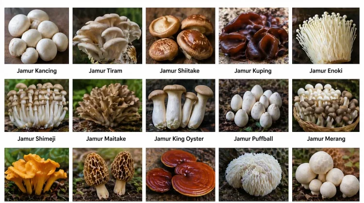Jenis Jamur yang Bisa Dimakan: Kenali sebelum Mengolah