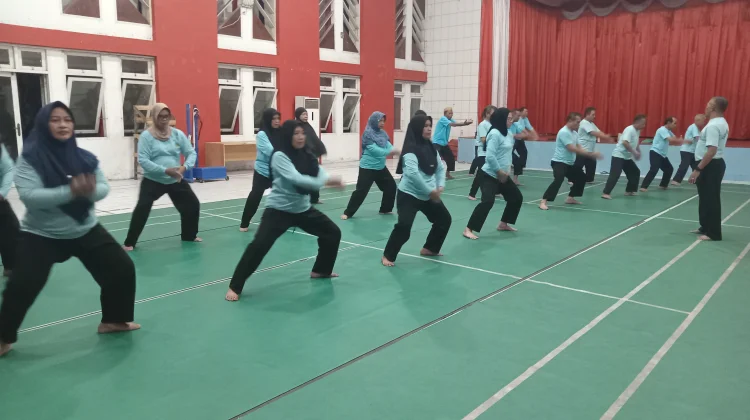 Senam Pernapasan  Gorontalo Gelar Evaluasi Kenaikan Tingkat