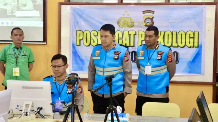 Kapolda Gorontalo Tinjau Ujian Seleksi Akpol, Transparansi Jadi Sorotan