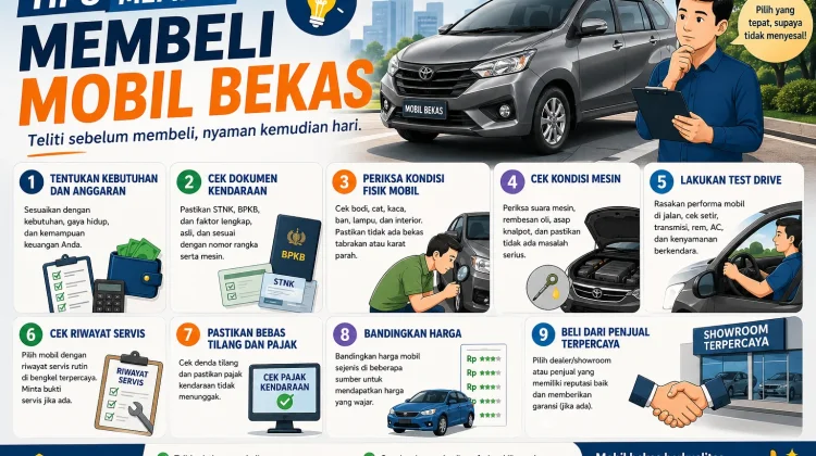 Tips Cerdas Membeli Mobil Bekas agar Tidak Merugi